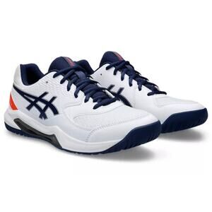 ASICS GEL DEDICATE 8 WHITE/BLUE EXPANSE FOR MEN Size US 7.5